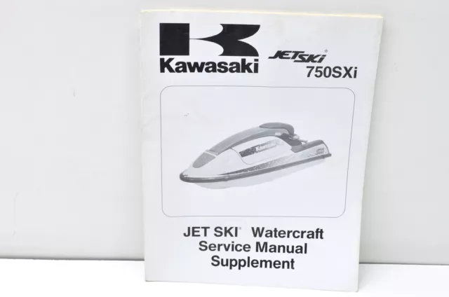 OEM Kawasaki 99924-1189-51 Service Manual Supplement JS750B