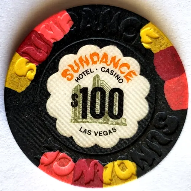 $100 Sundance - DOWNTOWN LAS VEGAS Casino Chip