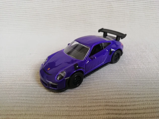 Voiture Miniature Welly 1:24 Porsche 911 GT3 RS Violette - Model Die-cast, Boîte Non Ouverte, Collector