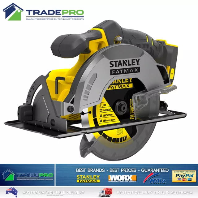 Stanley® Fatmax 18V Cordless Circular Saw Genuine SFMCS500B PRO Tool Only