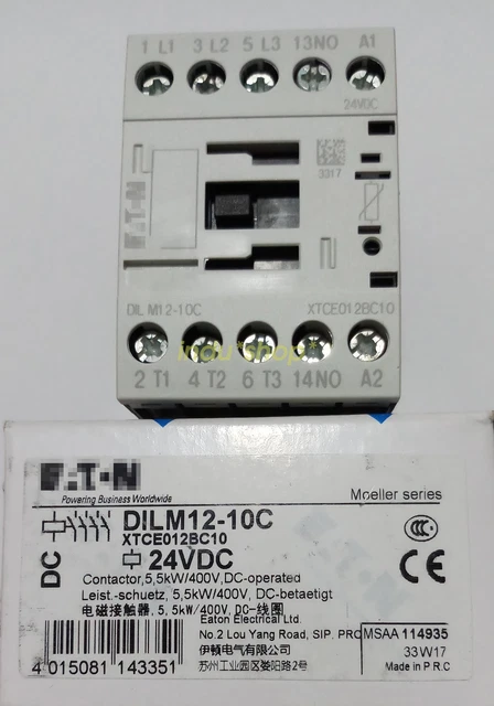 Contattore DC DILM12-10C DILM12-10C DC24V