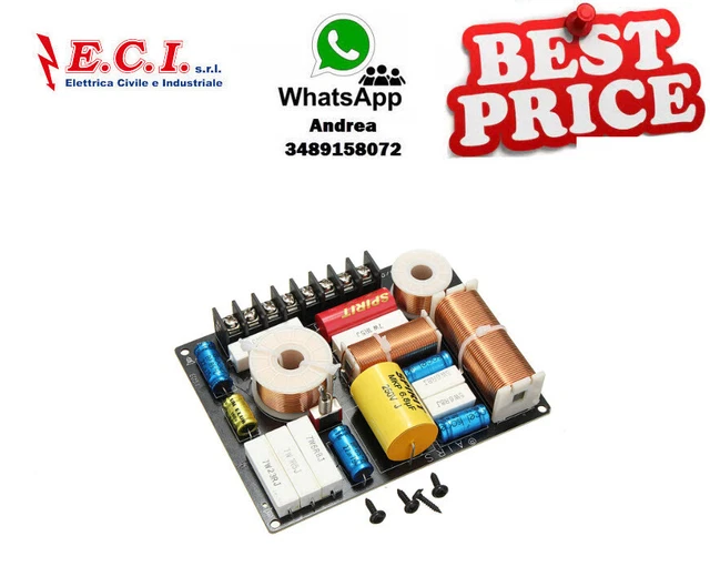 FILTRO CROSSOVER 2 Vie GT-326 (2 Woofer 1 Driver) EUR 50,00 - IT - Foto 5