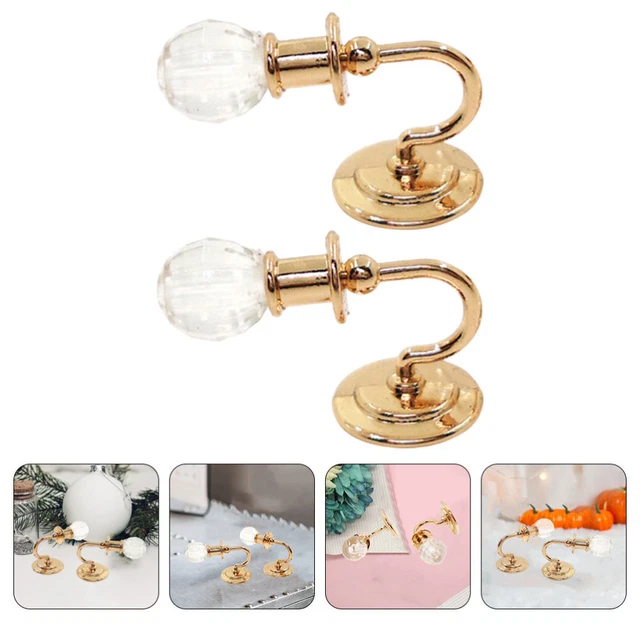 Applique Lampada Parete Casa Delle Bambole Mini Arredamento Delicato
