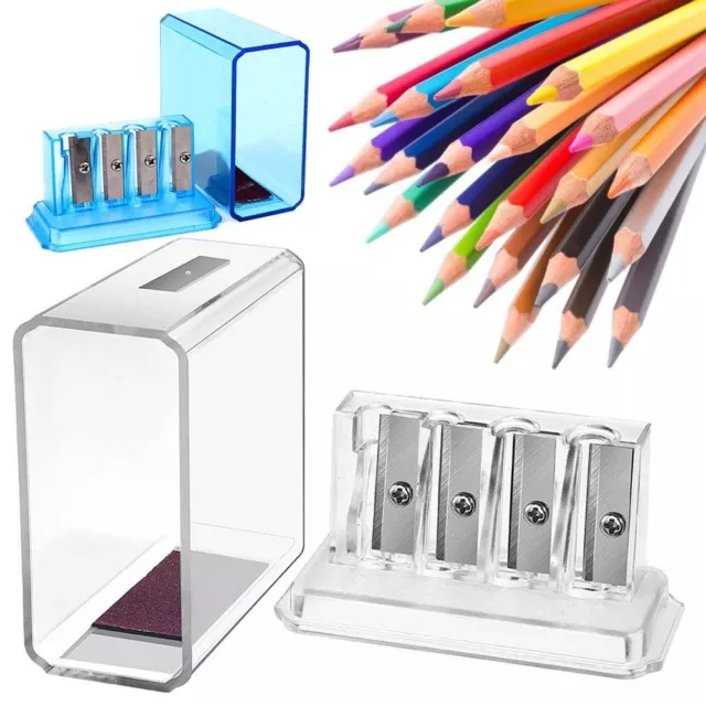 Charcoal Pencil Sketch Pencils Pencil Sharpener Manual Sharpening Tool With Lid