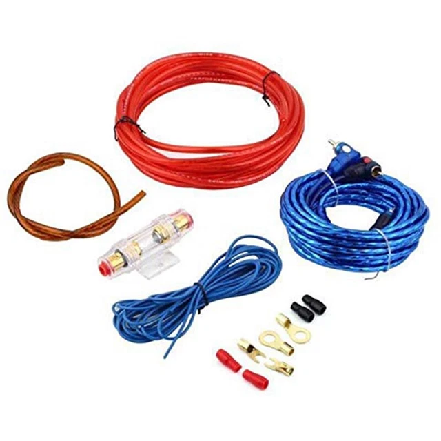 60 Ampere Supporto Fusibile 8GA Cavo Alimentazione Subwoofer Altoparlante Auto Audio F2T3