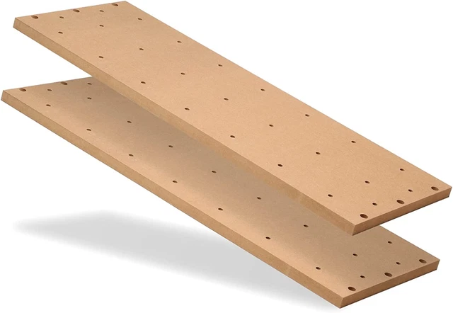 Threaded Inserts MDF Spoilboard for  4040-PRO CNC Machine, Two Pieces, M6 Holes