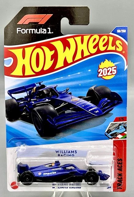 Hot Wheels Formula 1 Williams Racing - Ases da Pista - Italia Hot Wheels Formula 1 Williams Racing - Ases da Pista - Italia