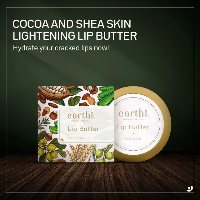 Cacao Et Karité Skin Lightening Lip Butter 20g X 2 Pour Hydratée, Douce & Lisse