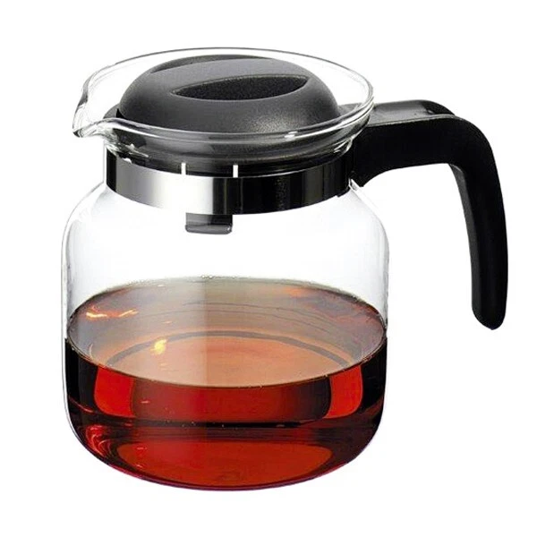 SIMAX 090 011 114 Glaskanne "Matura" mit Griff und Deckel, 1 l (Farbe zufällig,