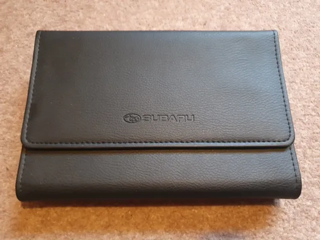 Subaru Xv Impreza Owners Manual Handbook / Service Record, Leather Wallet 2013