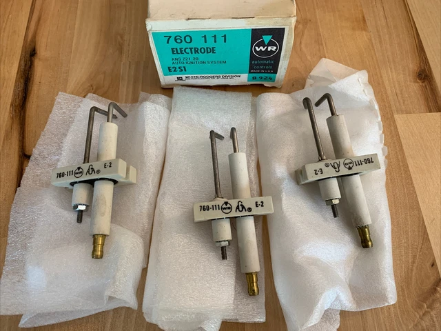 3 White Rodgers Emerson ELECTRODE 760111 Pilot Auto Ignition E2S18924 NOS