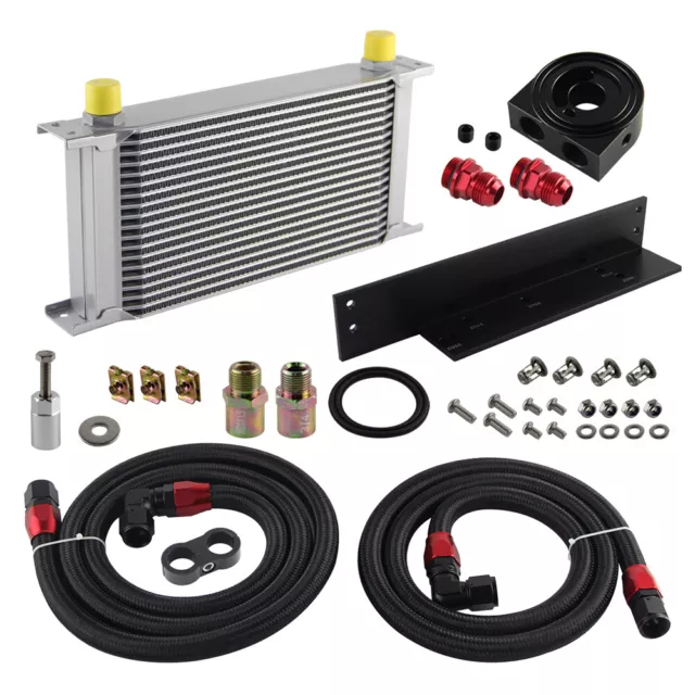 19 ROW AN10 BOLT ON OIL COOLER KIT Fit Nissan 03-08 350z Fairlady 09-17 370z