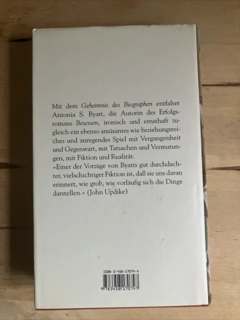 Das Geheimnis des Biographen von Antonia S. Byatt 3