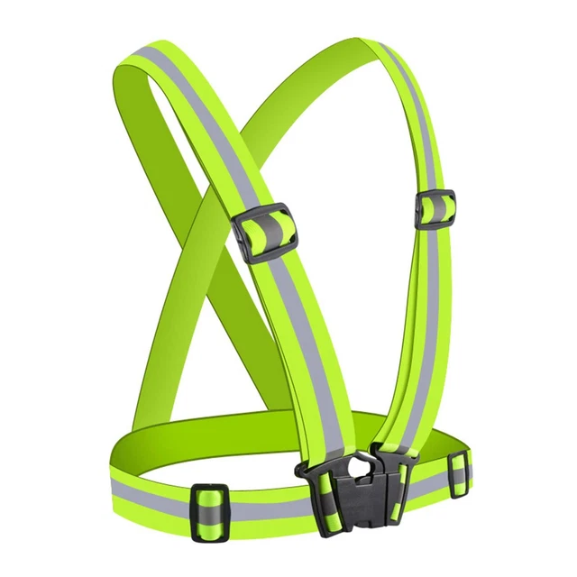 BROLEO Gilet Ad Alta Visibilità, Gilet Di Sicurezza Riflettente Multiuso Confortevole Rete Traspirante Rossa Con Fluoresceina Per Cantieri Stradali (S - Foto 9