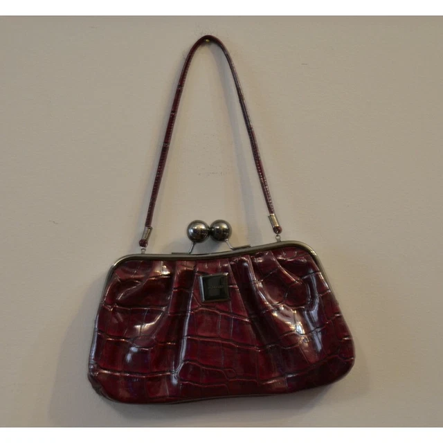 Small Handbag Evening Burgundy