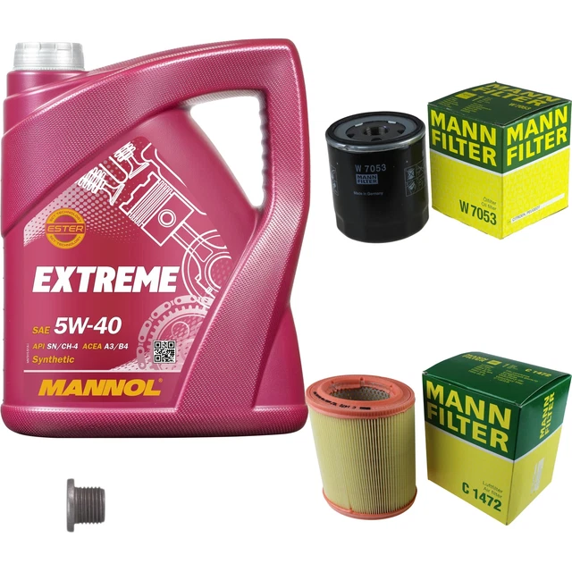 Mann Controllo Set 8 L mannol extreme 5W-40 per Mercedes Classe-E W210