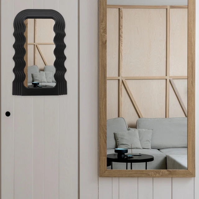RELAX4LIFE Specchio da parete irregolare, specchio asimmetrico moderno