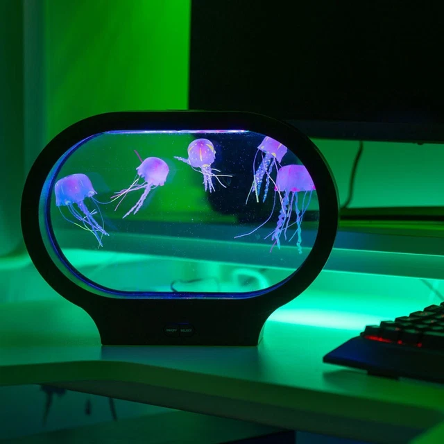 JELLYFISH COLOUR CHANGING Table Lamp LED Mood Night Light Aquarium