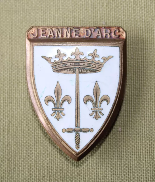 Insigne du Croiseur Jeanne D'Arc Courtois Paris Version 1