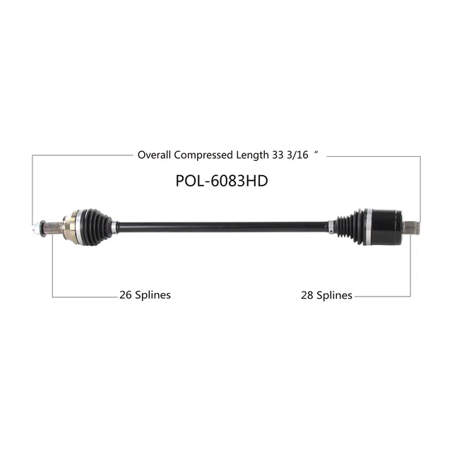OPEN TRAIL POL-6083HD HD 2.0 Axle