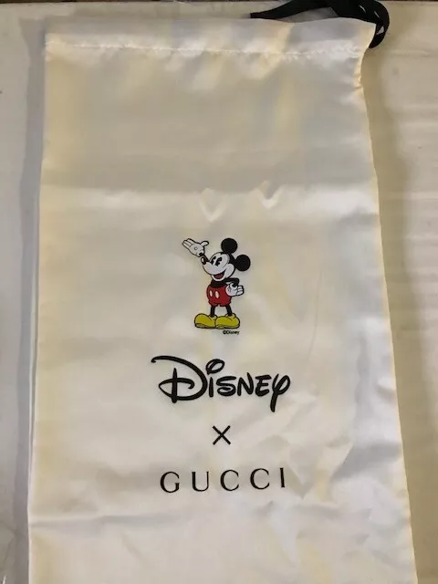 A SINGLE (1) GUCCI Mickey X Disney  DUST BAG TRAVEL SHOES 17 inches X 8.5 inches