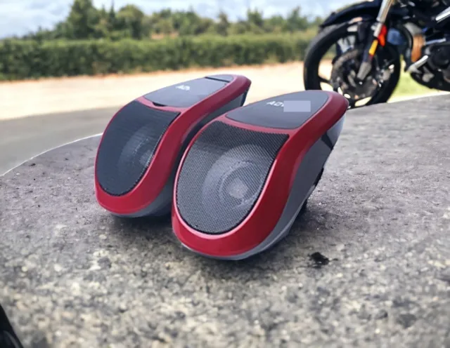 Motorcycle Audio Speakers 15W Wireless Bluetooth MP3 Player Waterproof Travel