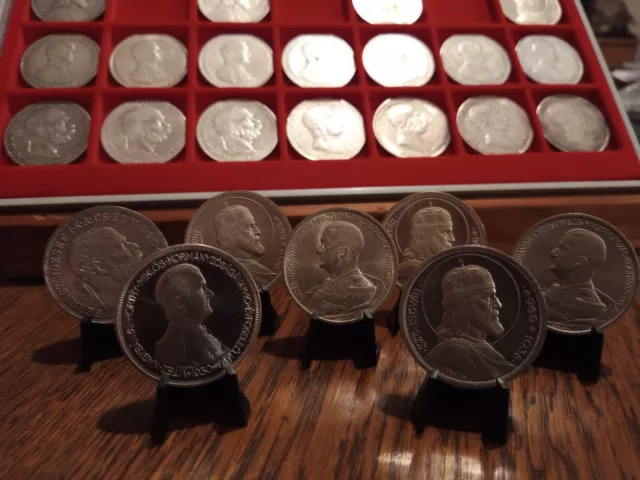 35 st. Silbermünzen Konvulut Österreich und Ungarn aus Privater Sammlung