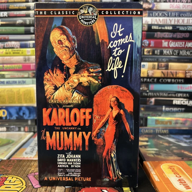 THE MUMMY VHS 1932 Tested Classic Boris Karloff Pre-Code Universal ...