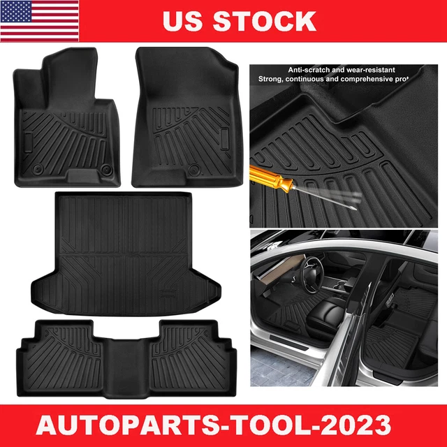 3D SET FOR Hyundai Tucson Hybrid 20222024 New Floor Mats + Cargo Trunk