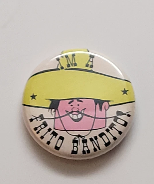 VINTAGE 1960S FRITO Lay FRITO BANDITO Button Pin Pinback $35.06 ...