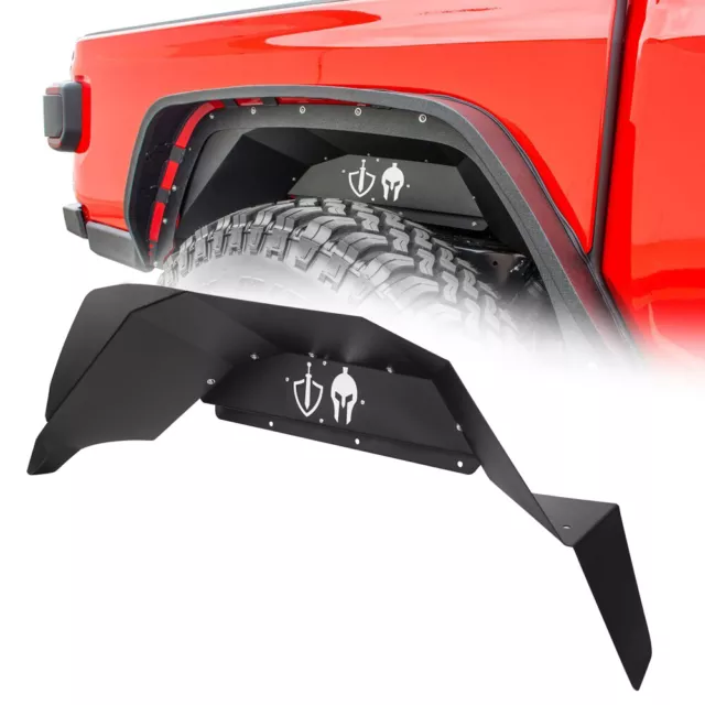 W/Spardan Logo Rear Inner Fender Liners 2Pcs For Jeep Gladiator Jt 2020-2023
