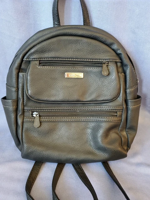 MultiSac Convertible Purse Crossbody Shoulder Bag Backpack Faux Leather- pre own
