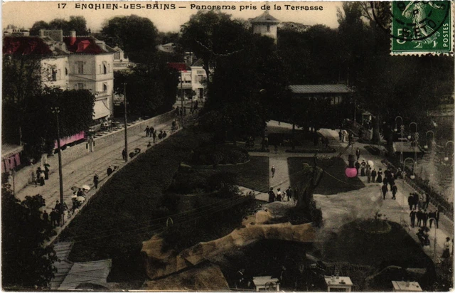 CPA Enghien les Bains Panorama pris de la Terrasse FRANCE (1308344)