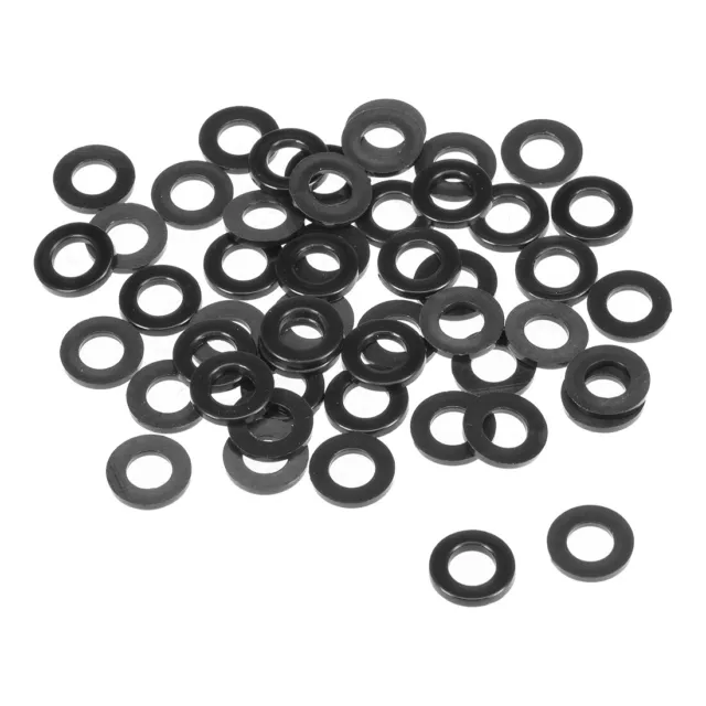 Nylon Rondelle Plate Pour M6 Vis Boulon 12mm OD 1.5mm épais 50PCS