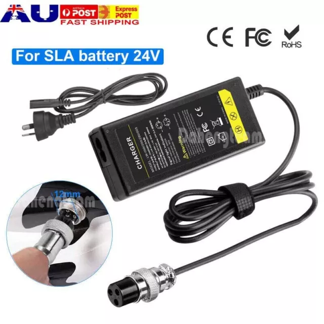 24V 2A Electric Scooter Battery Charger Power Supply for Razor E100 E200 E300