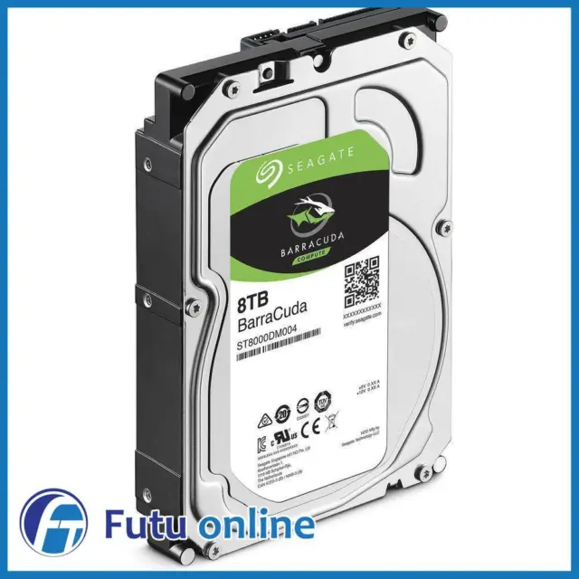 Seagate 8TB HDD Barracuda 3.5" Internal Desktop Hard Drive SATA III ST8000DM004