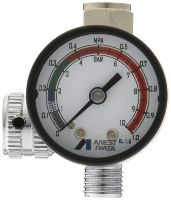 ANEST IWATA Gerade Typ Hand Druck Messgerät AJR02SVG Japan