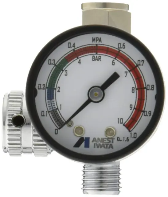 Medidor de presión de mano tipo recto Anest Iwata AJR02SVG Japón