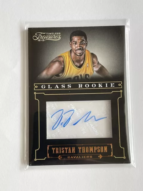 2012 Panini Timeless Treasures Glass Rookie Autograph Tristan Thompson Rc #/499