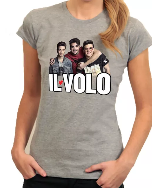 Il Volo Cantanti Sanremo Grande Amore Canzone T-Shirt Donna Woman Tshirt