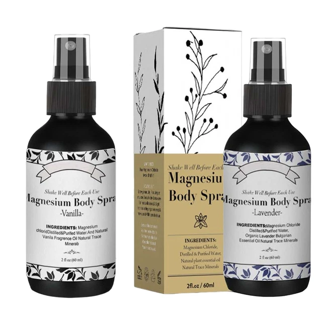 ORGANIC MAGNESIUM OIL Spray 60 ml 100 Pure Magnesium Chloride £12.