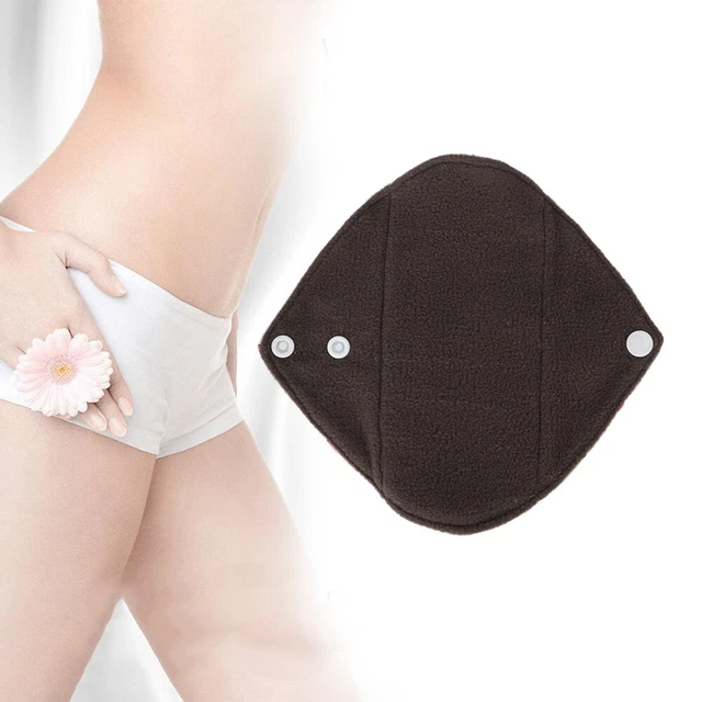 (N5) Almohadillas/pantillas de tela sanitaria carbón reutilizable amigable para la piel