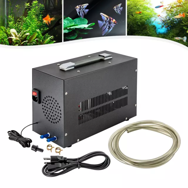 15 Gallon Aquarium Water Inline Chiller Fish Shrimp Tank Cooler Cooling Machine