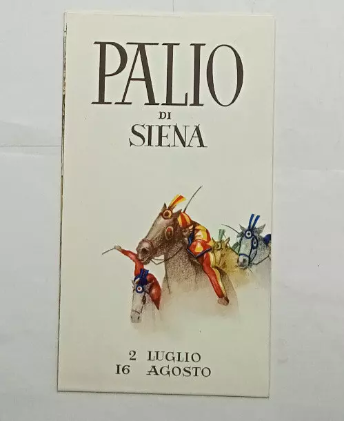 Palio Di Siena 2 Luglio-16 Agosto