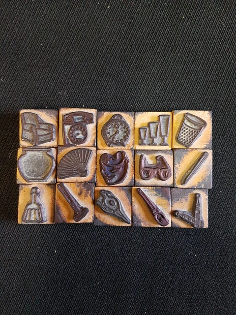 Boîte En Bois Lot De 36 Petits Tampons En Caoutchouc En Bois ... - Alibaba