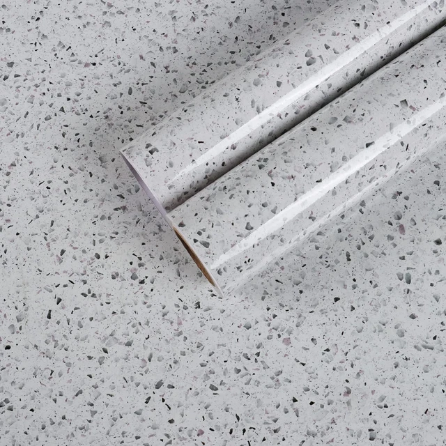 Papel pintado de mármol autoadhesivo pelado y pegamento papel de contacto encimera 17,7"" ""X236