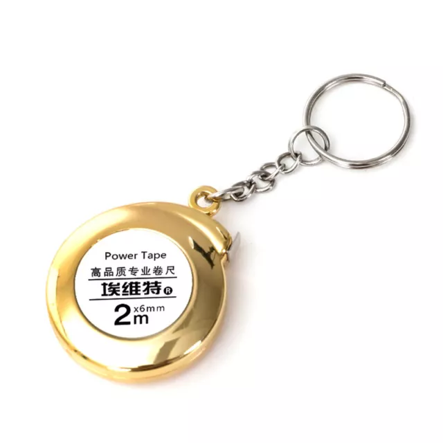 Mini Keychain Tape Measure 2m Delicate Measure Gift  Small Steel Ruler