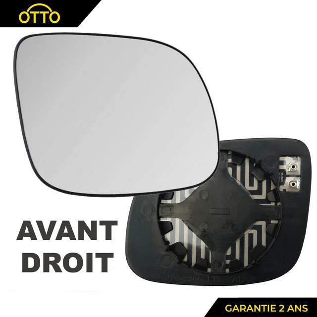 Miroir Rétroviseur Côté Conducteur Bleu Dégivrant Asphérique – Compatible VW Golf 4, Bora, Lupo, Passat B5/B5.5, Seat Leon 1M, Toledo, Skoda Superb 3U