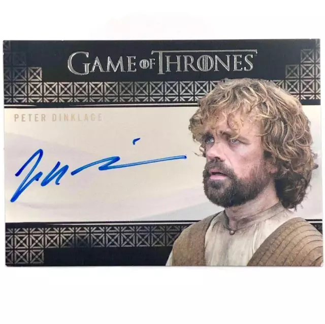 Rittenhouse Game of Thrones GOT Peter Dinklage on-card autograph SP auto SSP