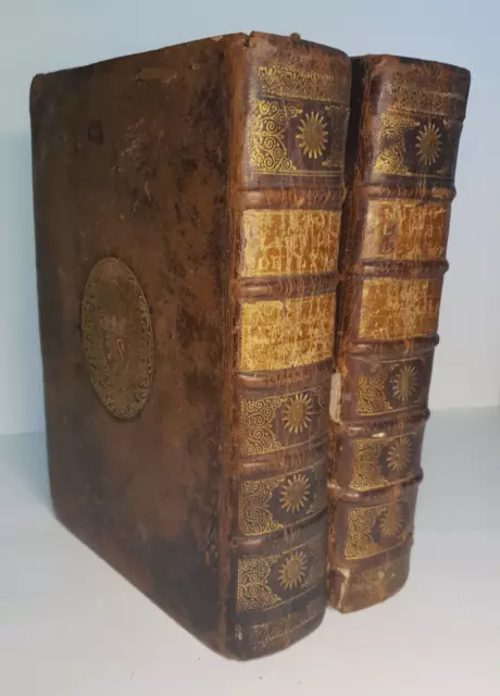 D. DE P. COLONIA -Histoire littéraire de la ville de Lyon - Tome 1 et 2 - 1728